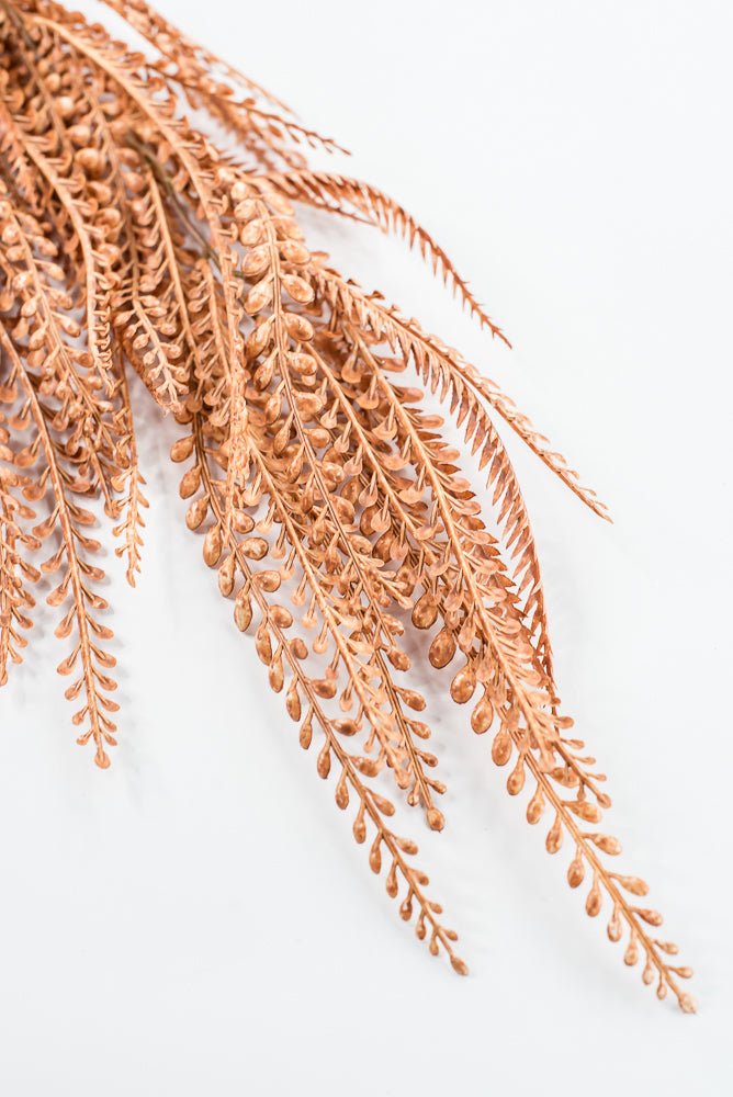 Artificial Tan Leaves Hanging Bush - 36" - Greenery MarketArtificial Flora57311TAN