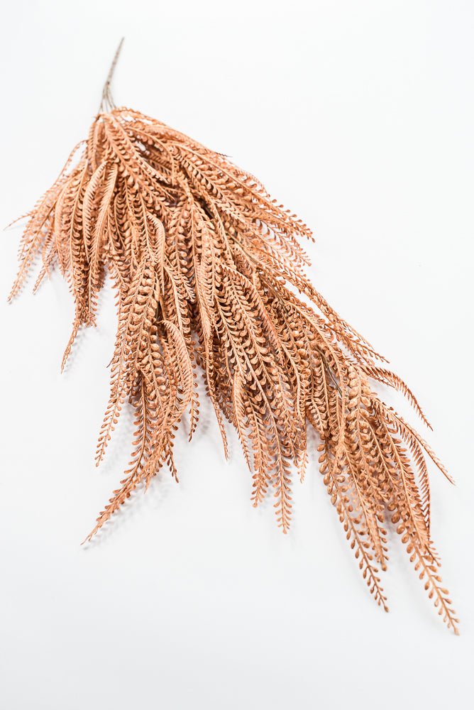 Artificial Tan Leaves Hanging Bush - 36" - Greenery MarketArtificial Flora57311TAN