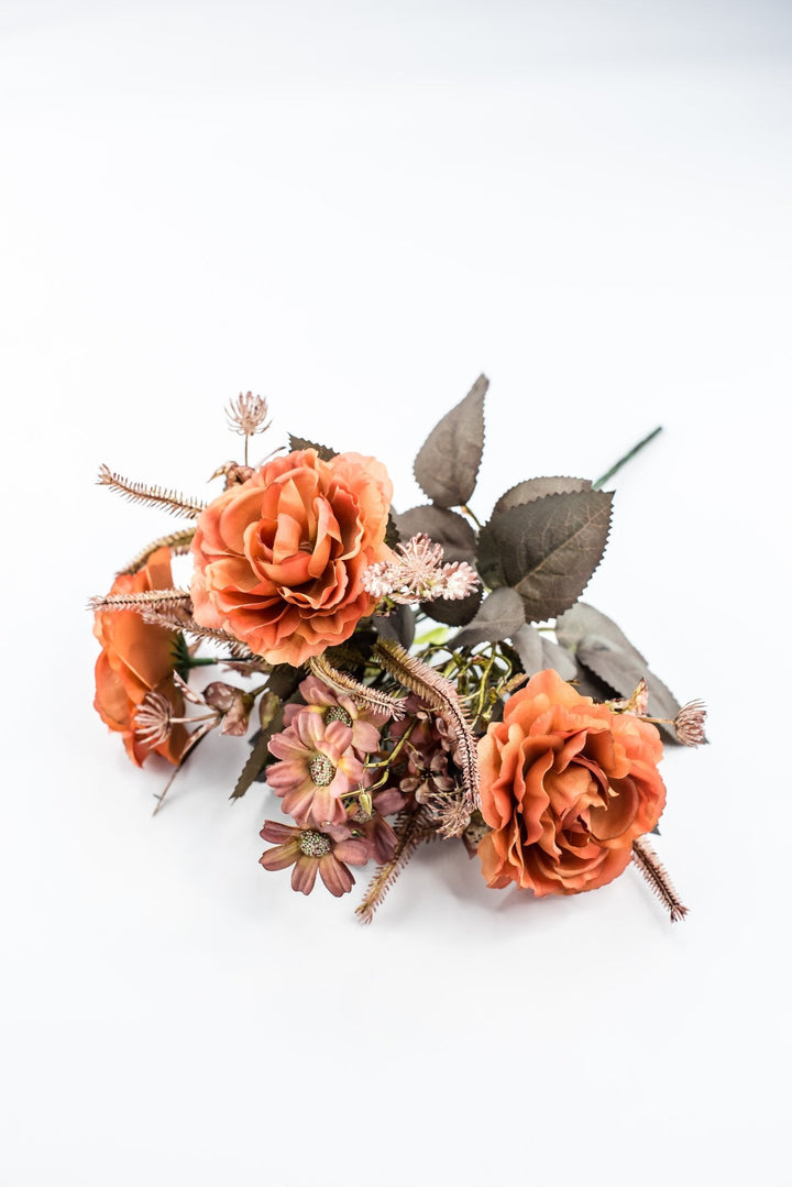 Artificial Terracotta Rose Bush - 15" - Greenery MarketArtificial Flowers57452TARRA