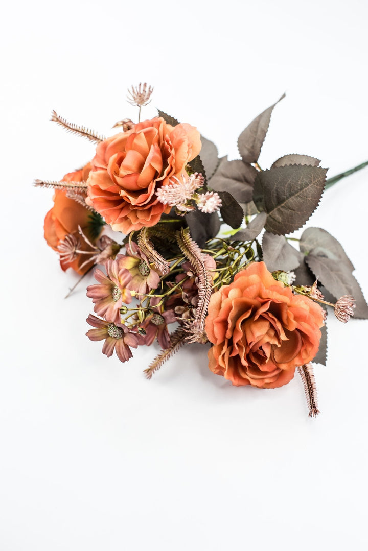 Artificial Terracotta Rose Bush - 15" - Greenery MarketArtificial Flowers57452TARRA