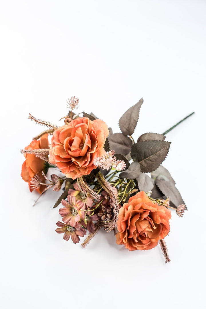 Artificial Terracotta Rose Bush - 15" - Greenery MarketArtificial Flowers57452TARRA