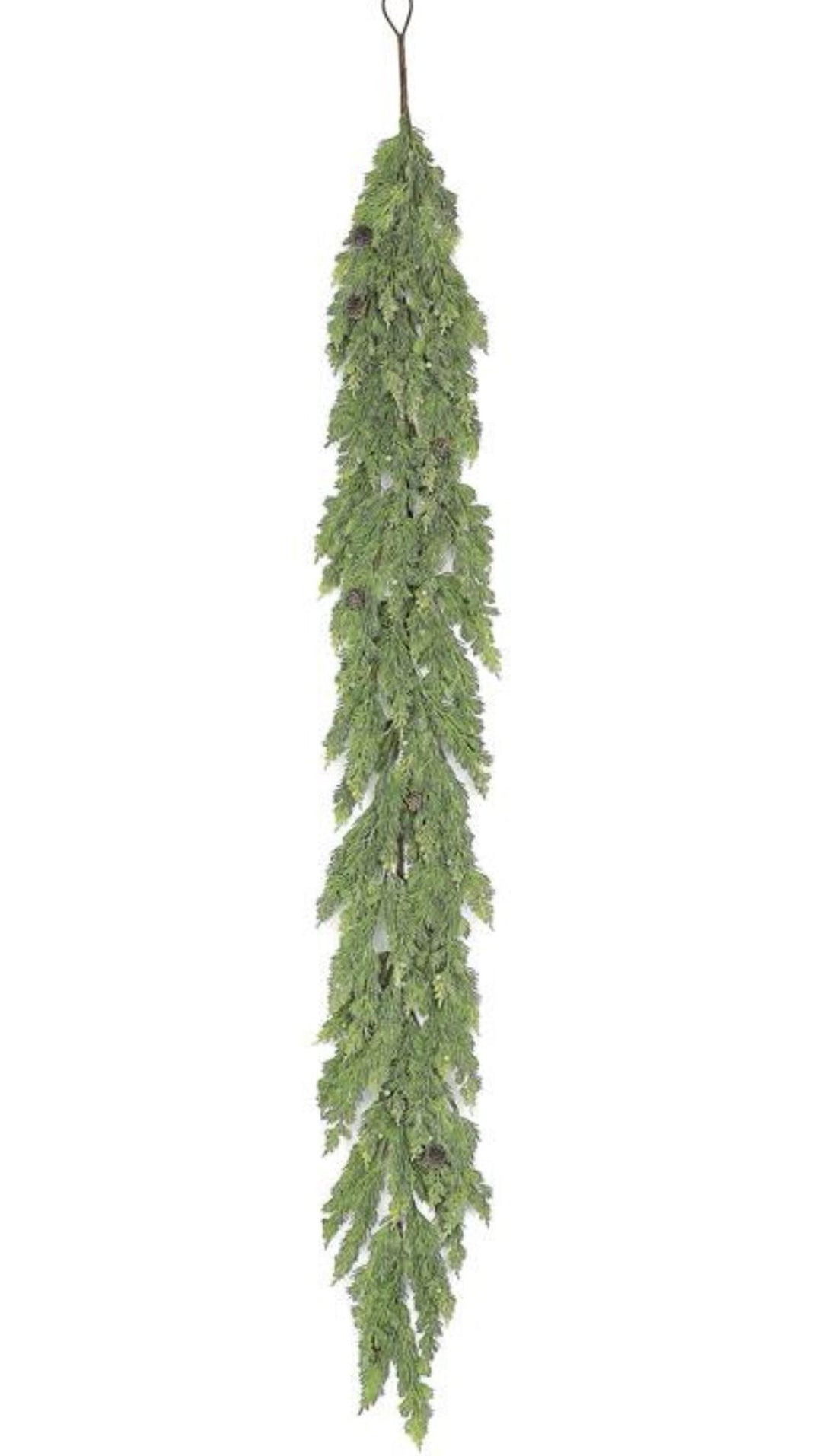 Artificial washed cedar garland with cone and berries - Greenery MarketWinter and ChristmasXD451/6 - SG