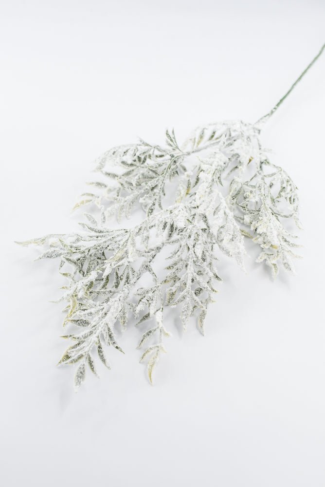 Artificial White & Green Snowy Greenery Spray - 30" - Greenery MarketArtificial Flowers253883