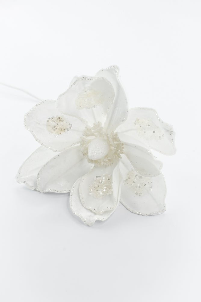 Artificial White Magnolia Stem - 21" - Greenery Market86938WT
