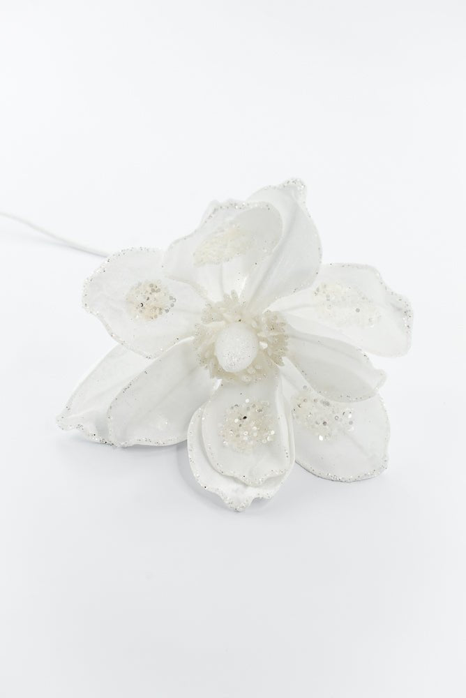Artificial White Magnolia Stem - 21" - Greenery Market86938WT