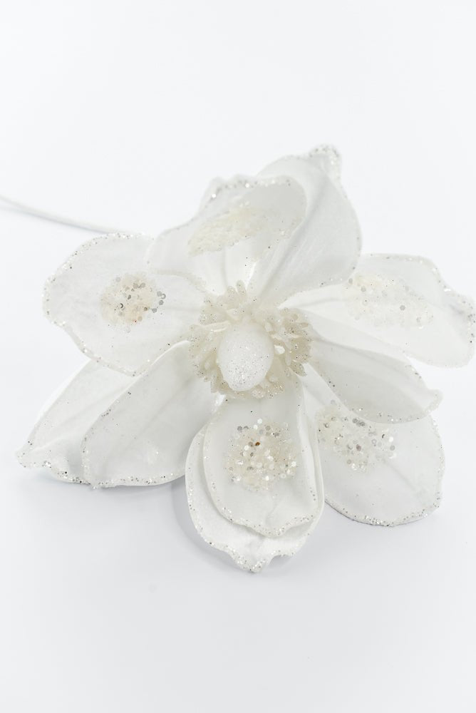 Artificial White Magnolia Stem - 21" - Greenery Market86938WT