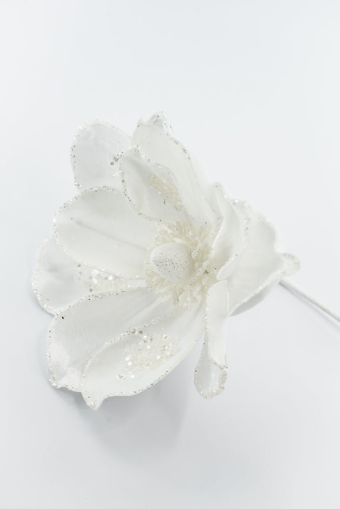 Artificial White Magnolia Stem - 21" - Greenery Market86938WT