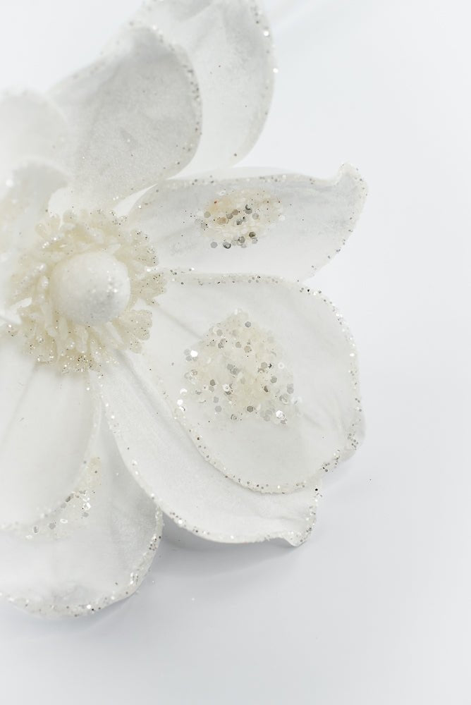 Artificial White Magnolia Stem - 21" - Greenery Market86938WT