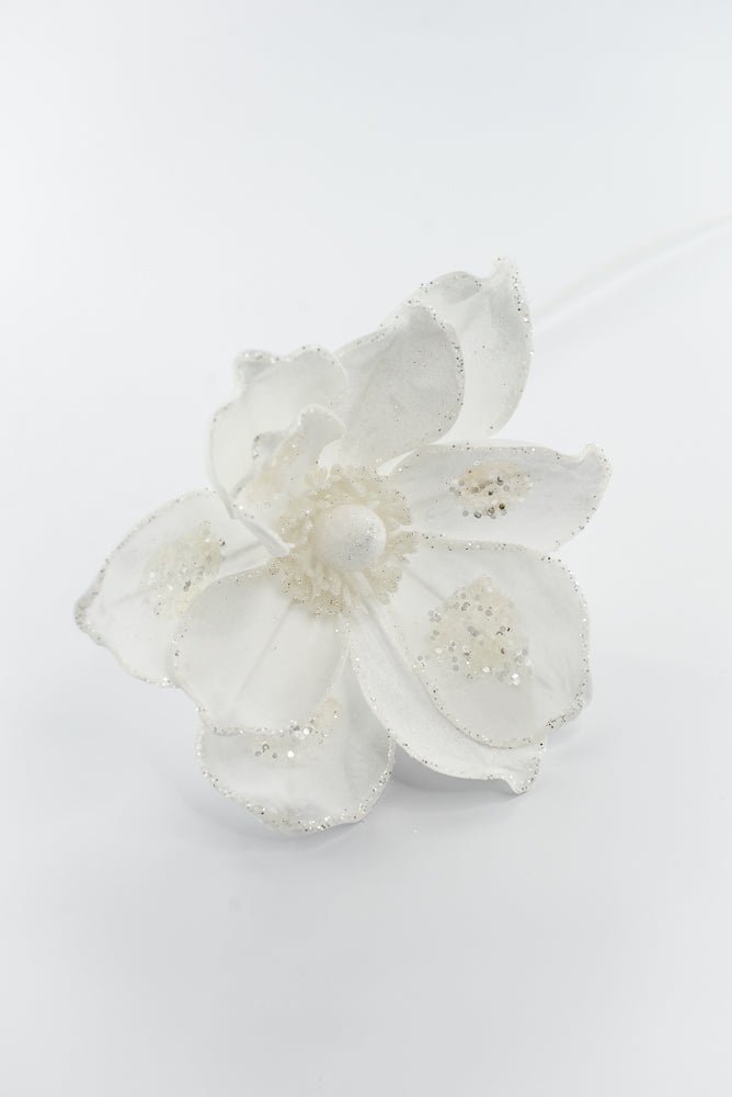 Artificial White Magnolia Stem - 21" - Greenery Market86938WT