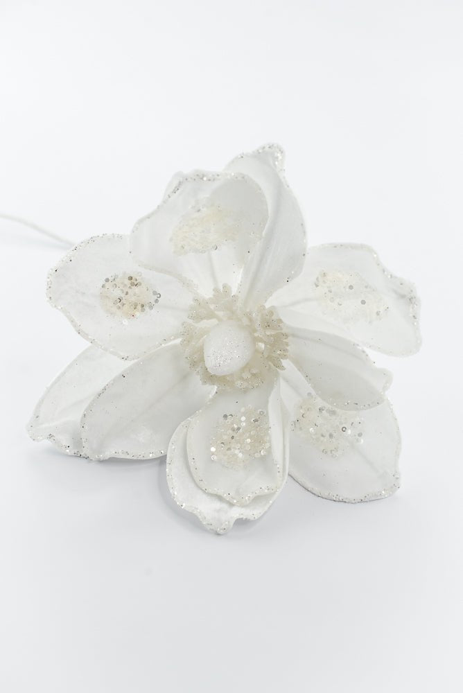 Artificial White Magnolia Stem - 21" - Greenery Market86938WT