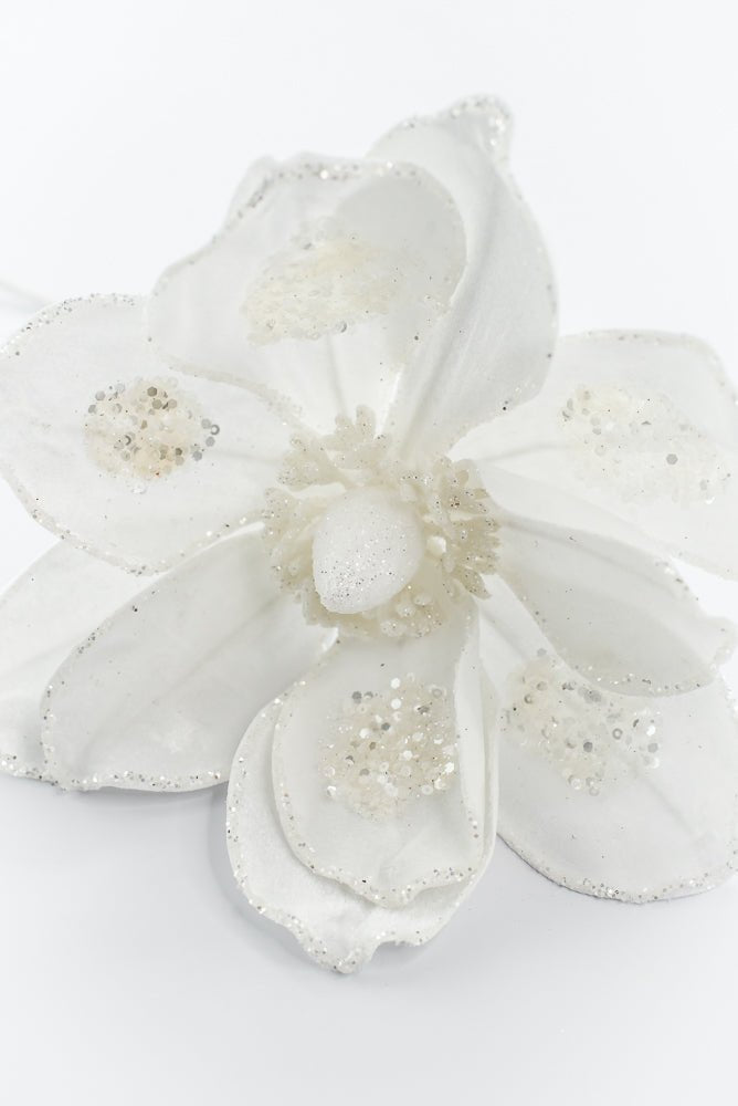 Artificial White Magnolia Stem - 21" - Greenery Market86938WT