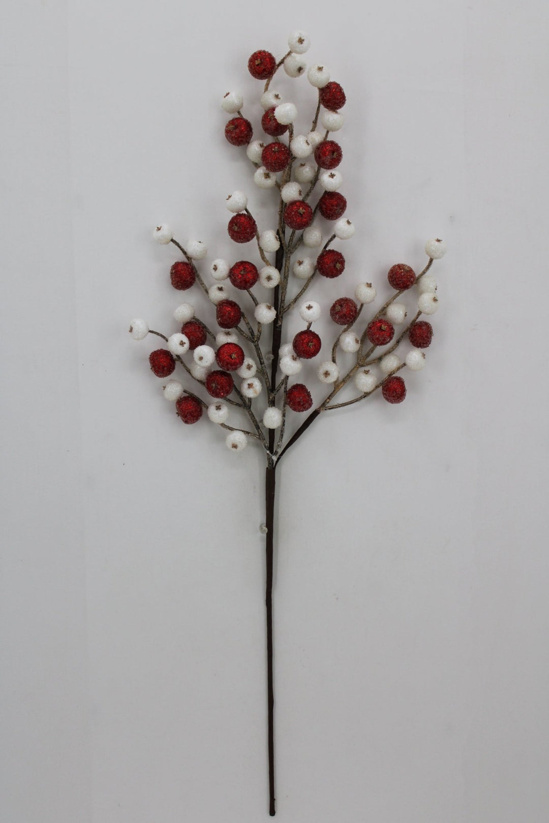 Artificial White & Red Mini Crabapple Spray - 30" - Greenery MarketArtificial Flora85764-WTRD