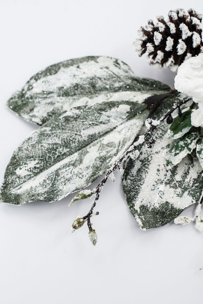 Artificial White Winter Magnolia Branch - 20" - Greenery MarketArtificial Branches216877