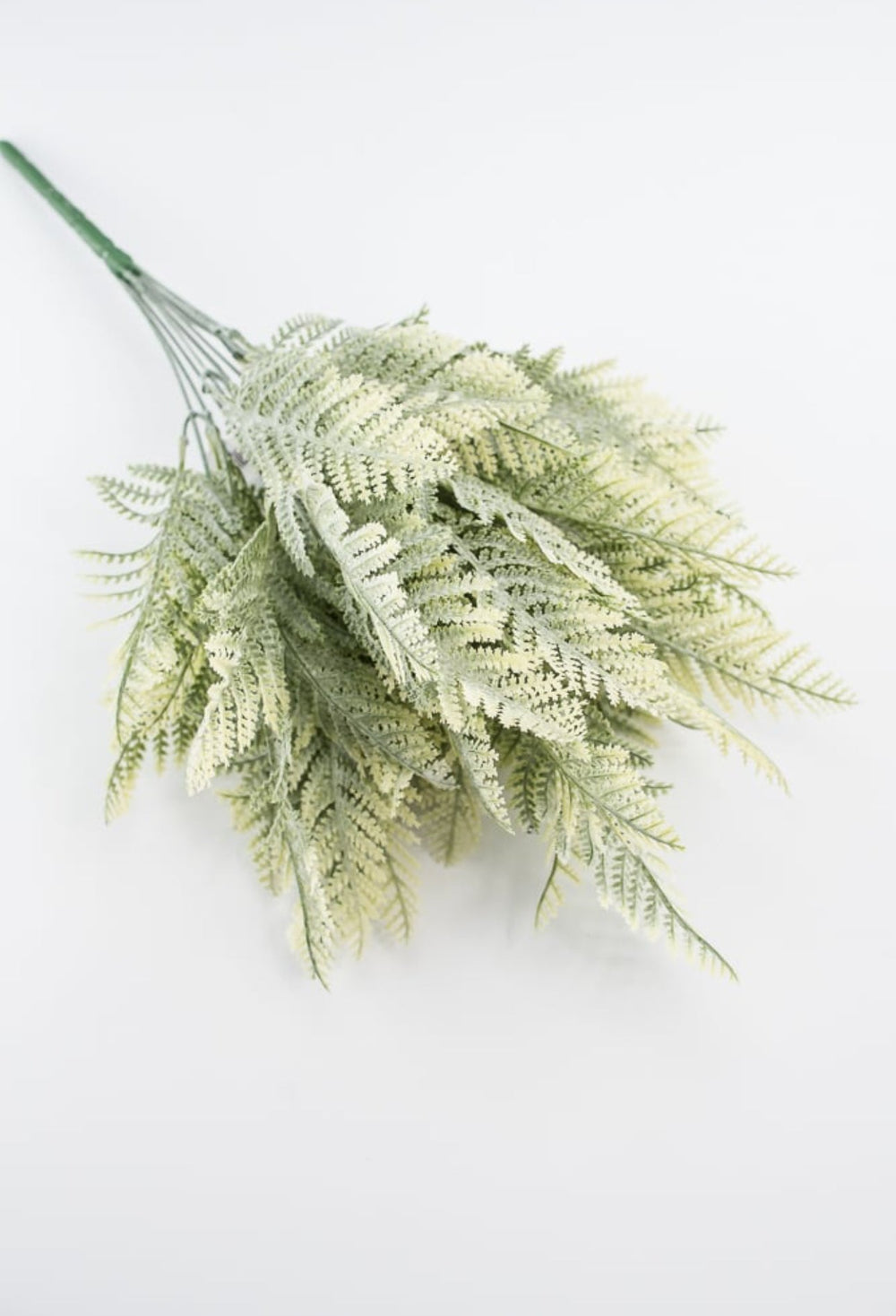 Artificial Winter leather leaf fern - lightly flocked - Greenery Marketgreenery81821