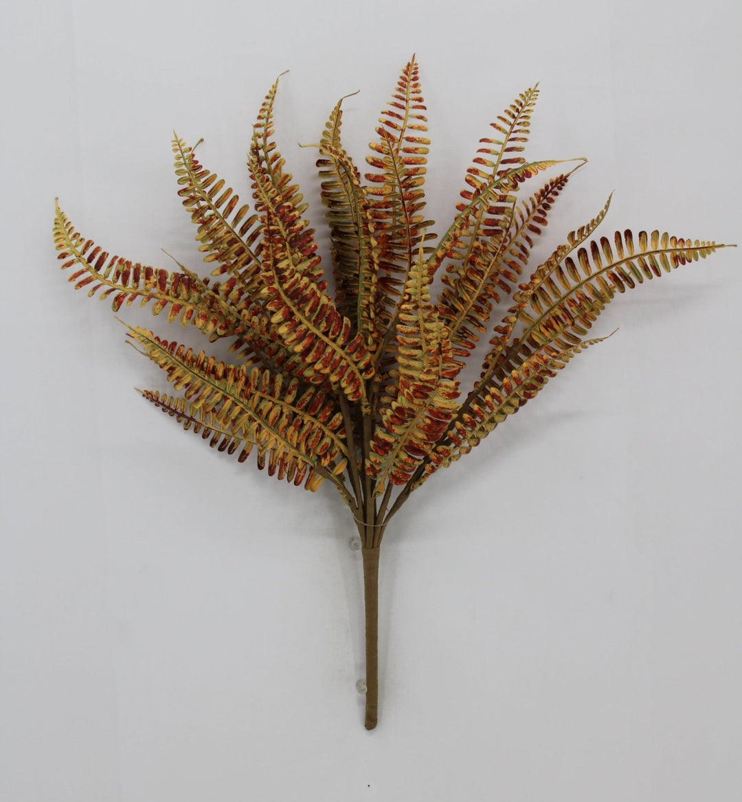 Artificial Yellow Plastic Fern Bush - 18" - Greenery MarketArtificial Flora65681-YEL