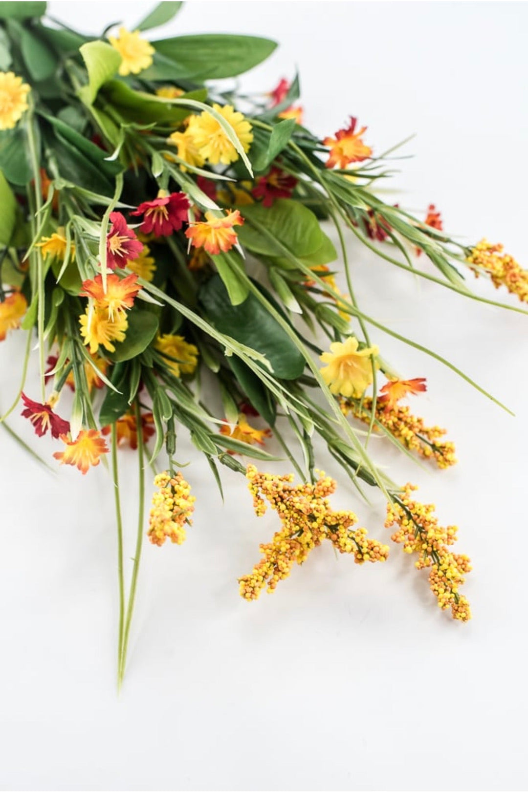 Astilbe wildflower filler bush - orange, red, yellow - Greenery Marketartificial flowers63379oryw