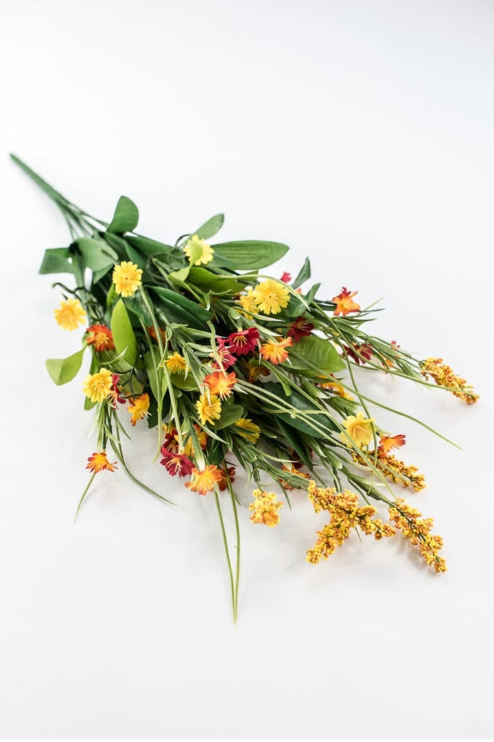 Astilbe wildflower filler bush - orange, red, yellow - Greenery Marketartificial flowers63379oryw