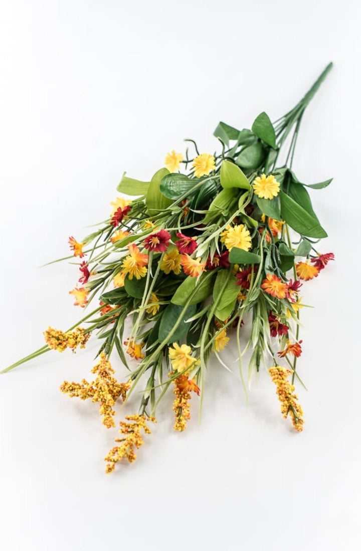 Astilbe wildflower filler bush - orange, red, yellow - Greenery Marketartificial flowers63379oryw