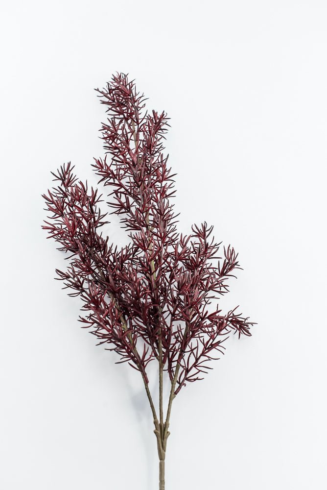 Autumn Asparagus Fern Spray - Burgundy - Greenery MarketArtificial FloraPSF643-BU