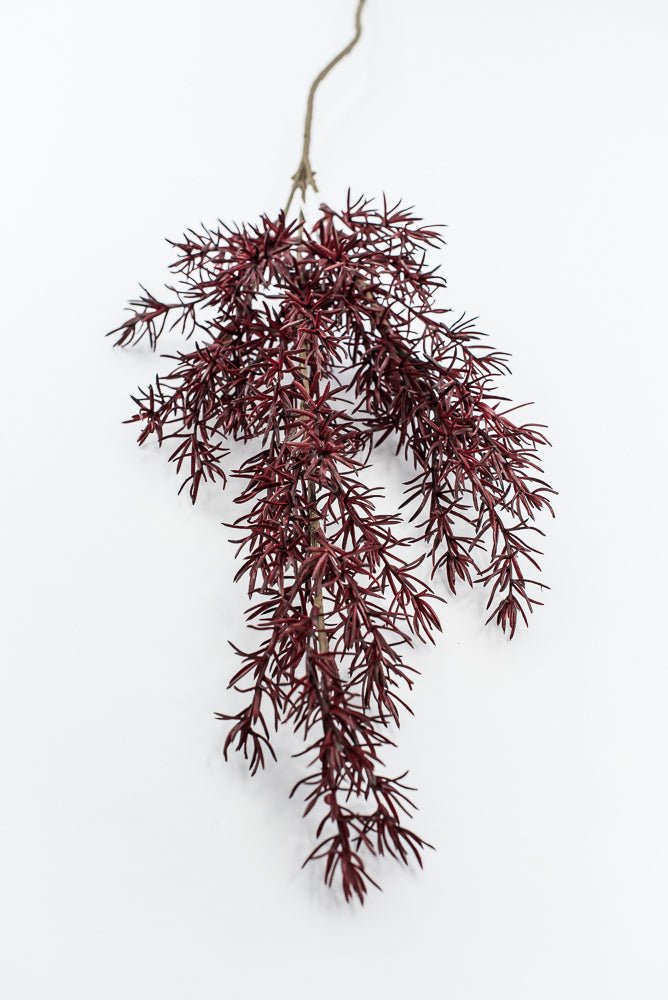 Autumn Asparagus Fern Spray - Burgundy - Greenery MarketArtificial FloraPSF643-BU
