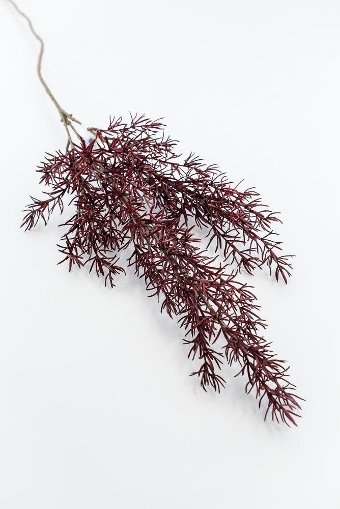Autumn Asparagus Fern Spray - Burgundy - Greenery MarketArtificial FloraPSF643-BU