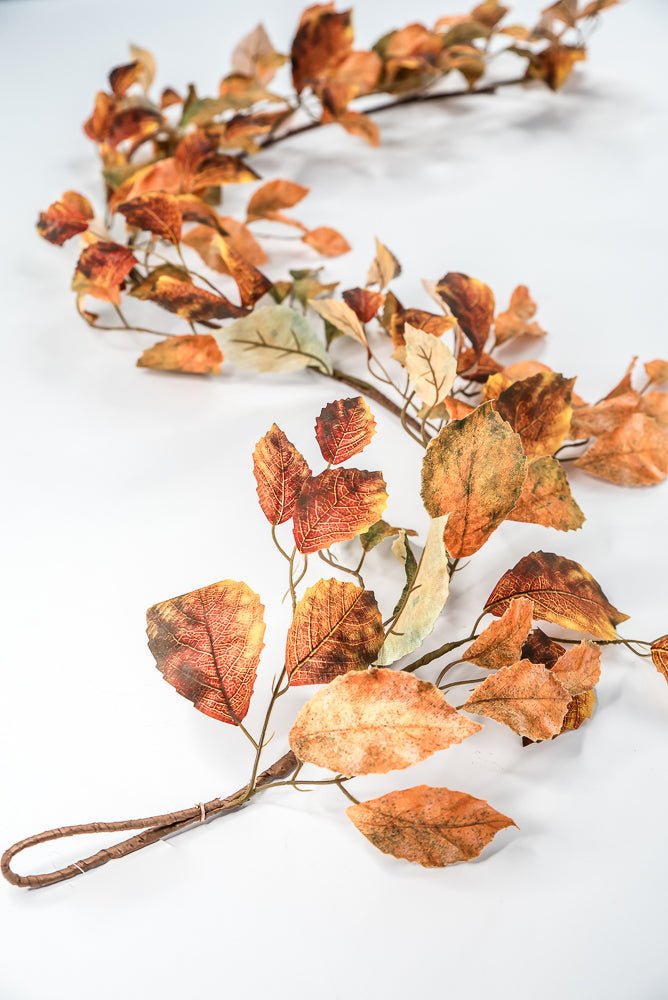 Autumn Beech Leaves Garland - 5’ - Greenery Market65187 - OR