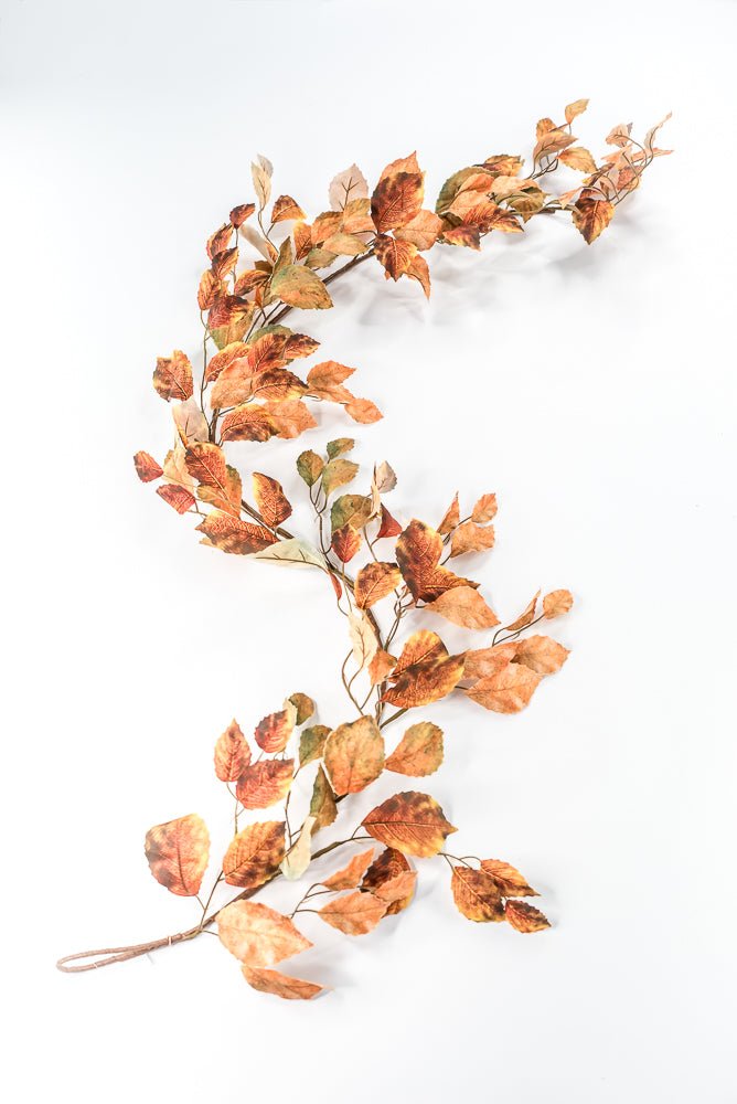 Autumn Beech Leaves Garland - 5’ - Greenery Market65187 - OR