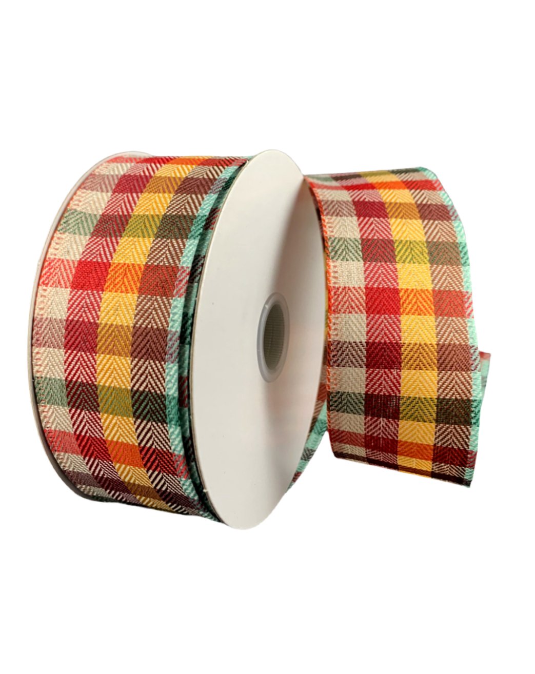 Autumn check wired ribbon, 1.5" - Greenery MarketRibbons & Trim65333 - 09 - 45