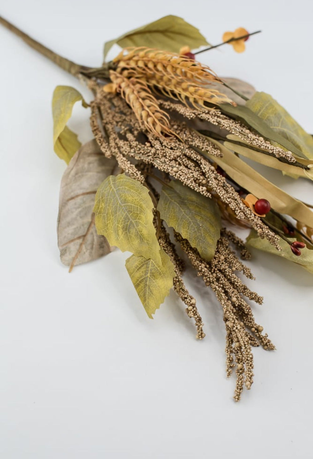 Autumn leaves and wheat mixed pick - Greenery Market63541