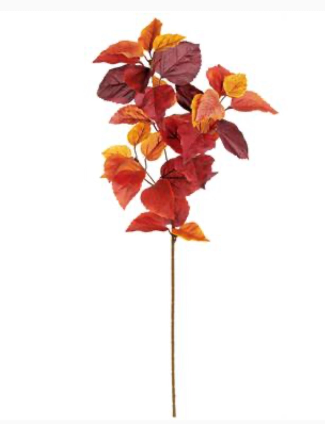 Autumn leaves spray - brick orange - Greenery MarketArtificial FloraFl6693 - BRIOG