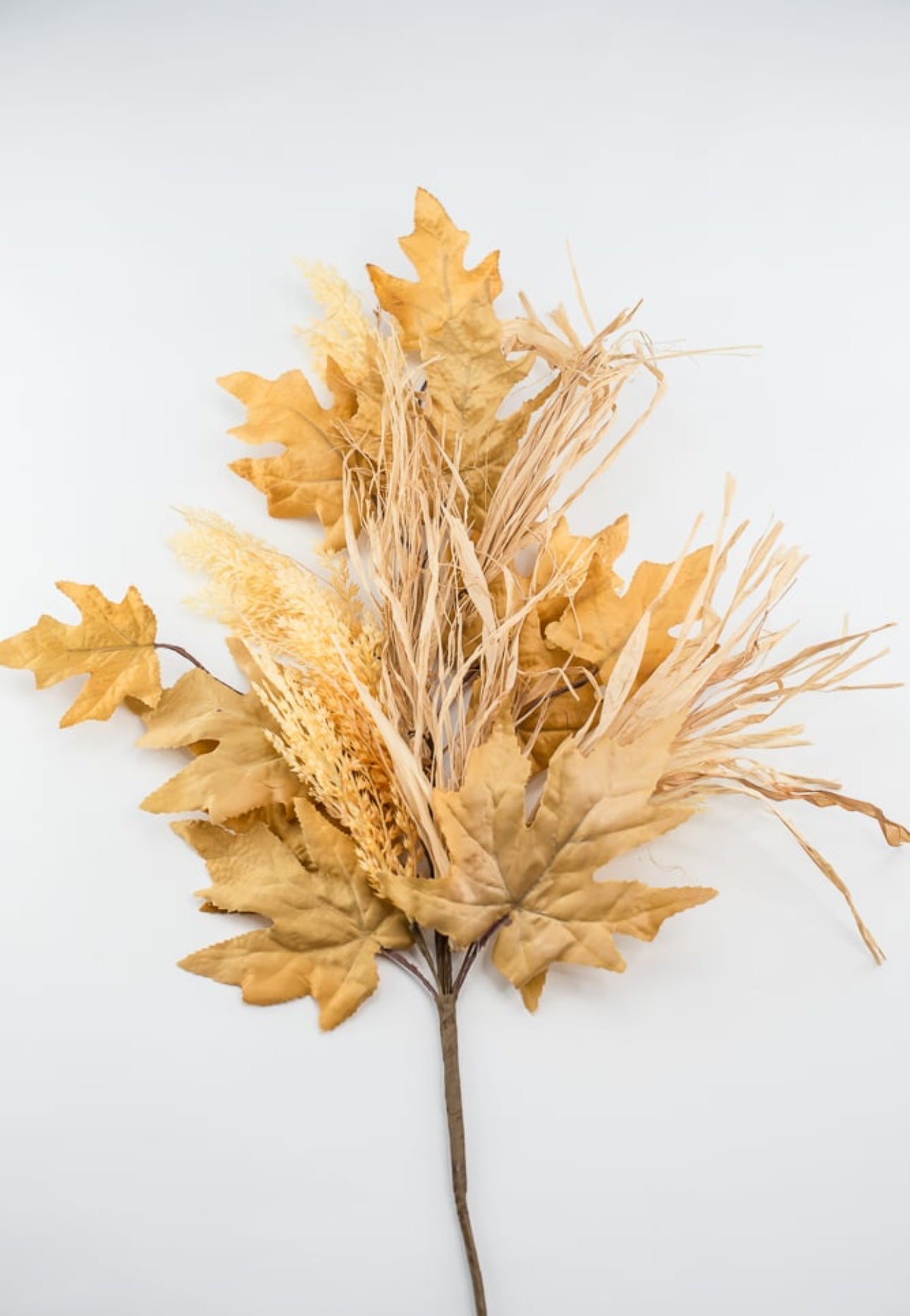 Autumn maple leaves, berries, and wheat mixed spray - Greenery Market