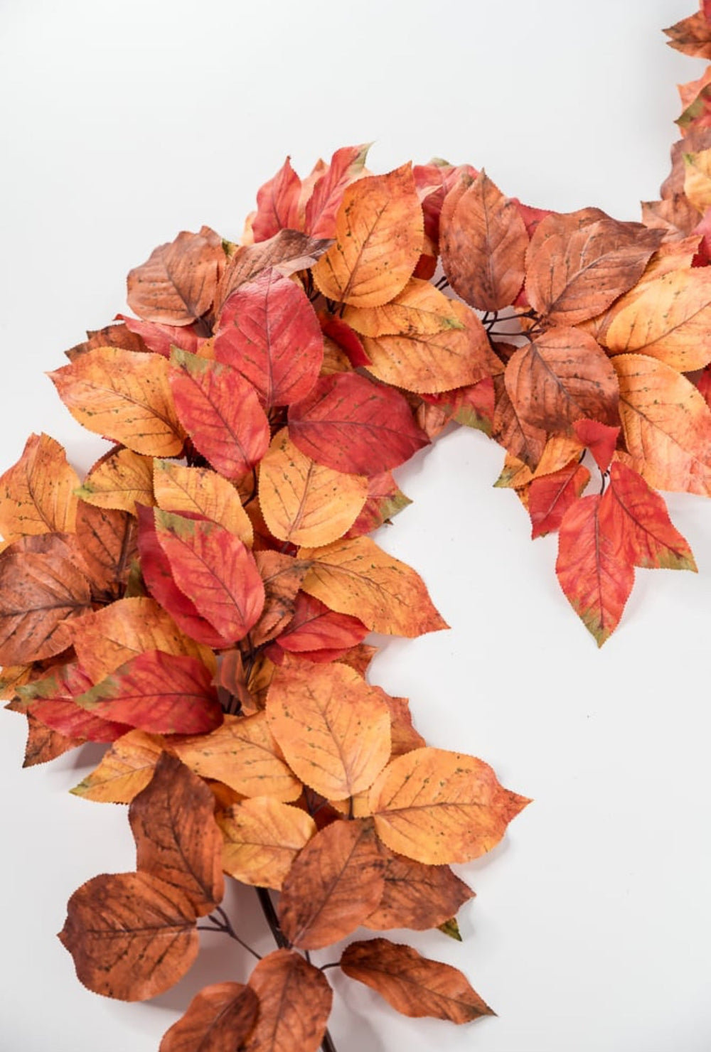 Autumn salal leaves garland - rust orange - Greenery Market2755123RO