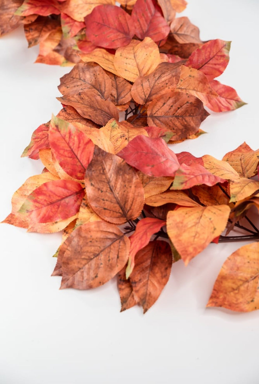 Autumn salal leaves garland - rust orange - Greenery Market2755123RO