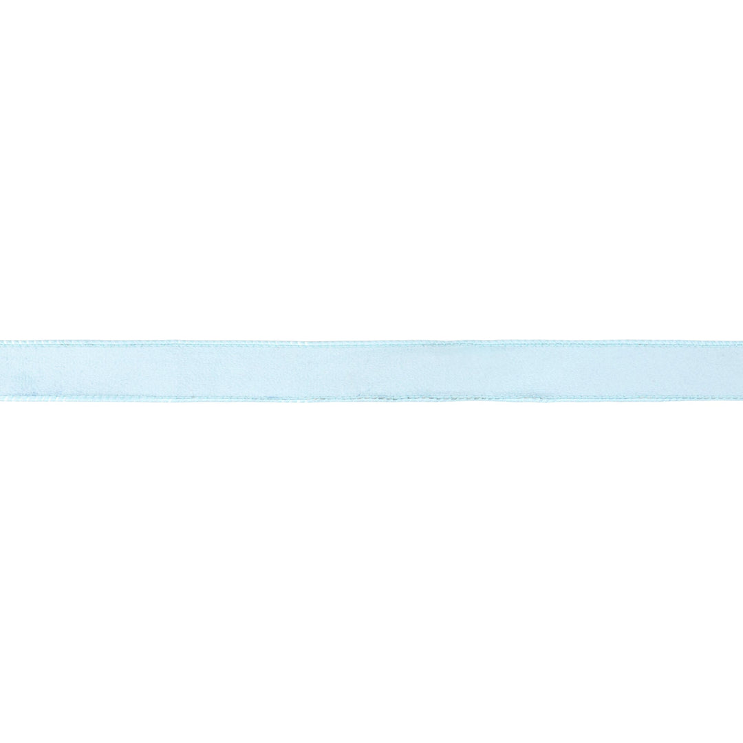 Baby Blue Reversible Velvet Wired Ribbon - 1" - Greenery MarketWired Ribbon7115W-332-25E