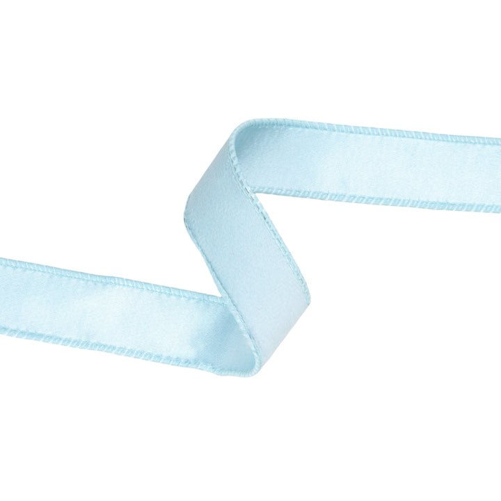 Baby Blue Reversible Velvet Wired Ribbon - 1" - Greenery MarketWired Ribbon7115W-332-25E