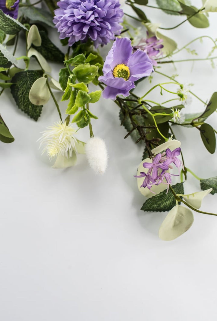 Ball Mum And Poppy Spray - Purple - Greenery Market64766 - PU