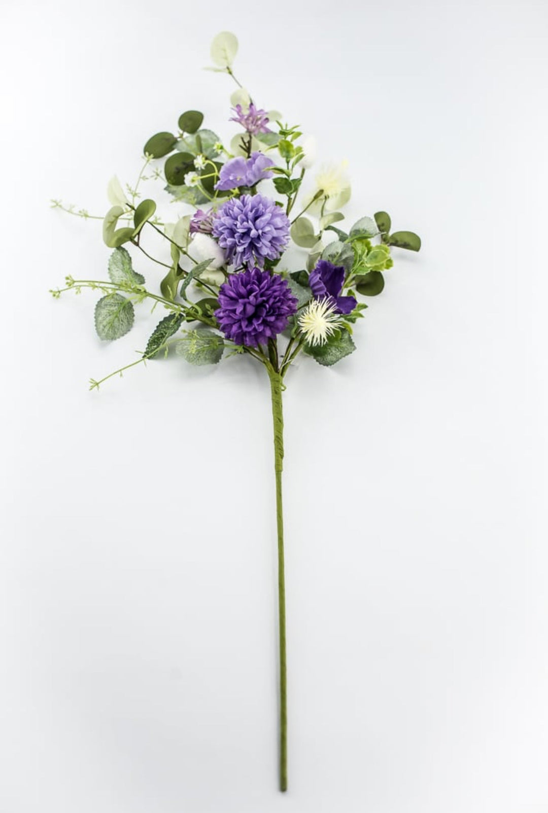 Ball Mum And Poppy Spray - Purple - Greenery Market64766 - PU
