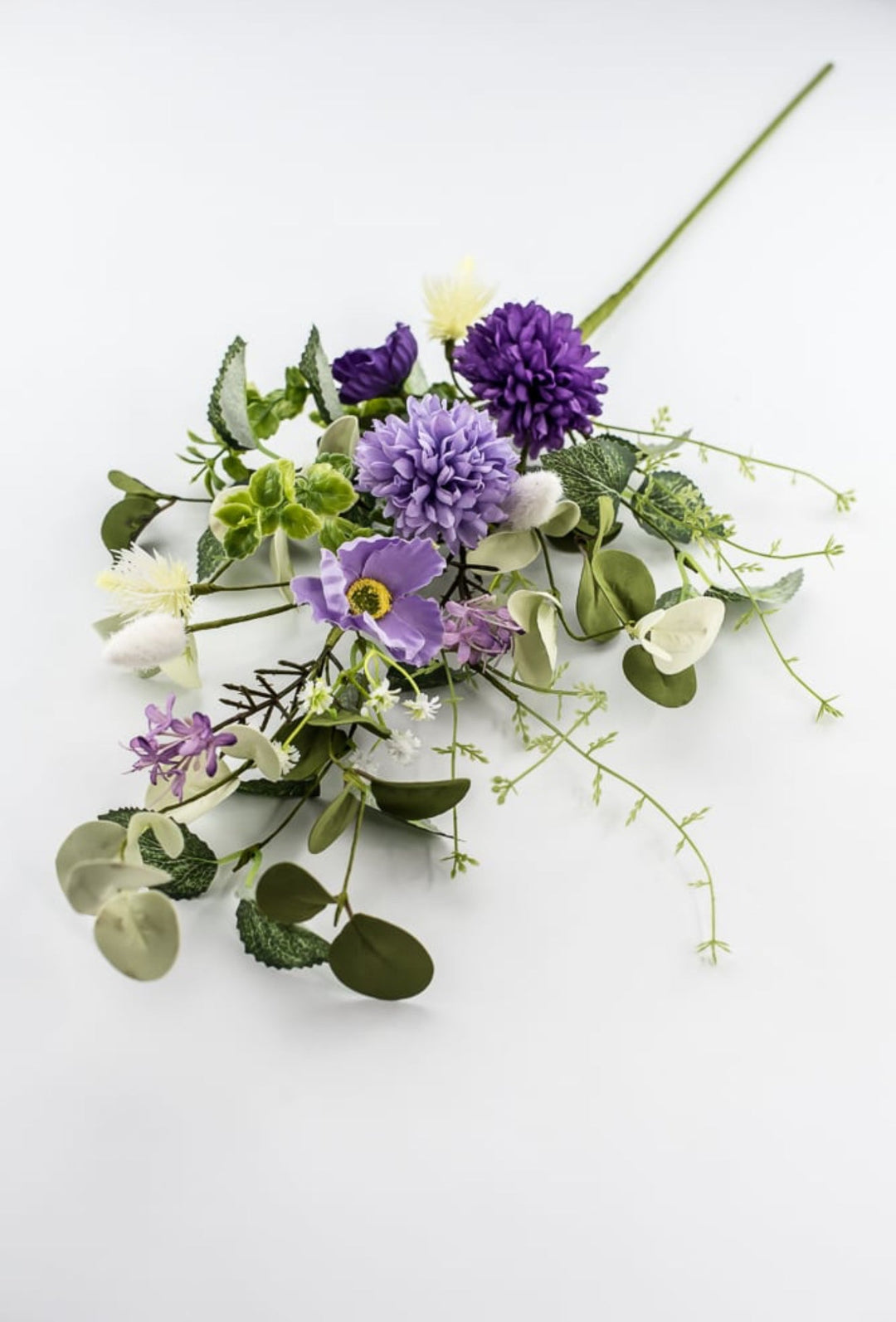 Ball Mum And Poppy Spray - Purple - Greenery Market64766 - PU