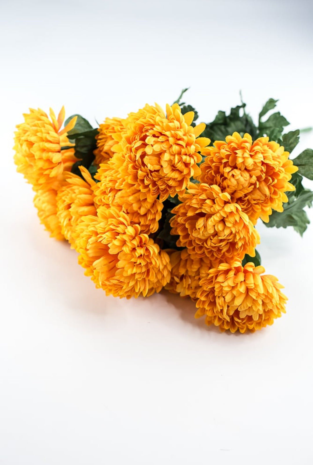 Ball mum bush - yellow - Greenery Marketartificial flowers84401 - GOLD