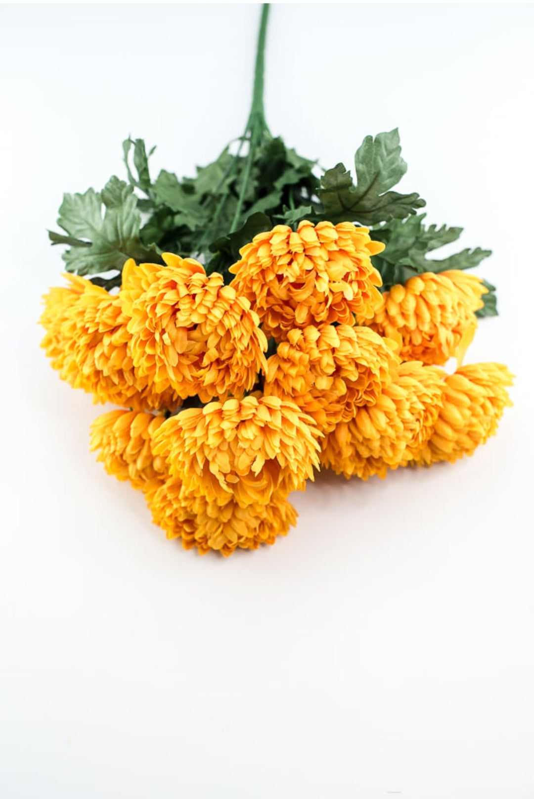 Ball mum bush - yellow - Greenery Marketartificial flowers84401 - GOLD