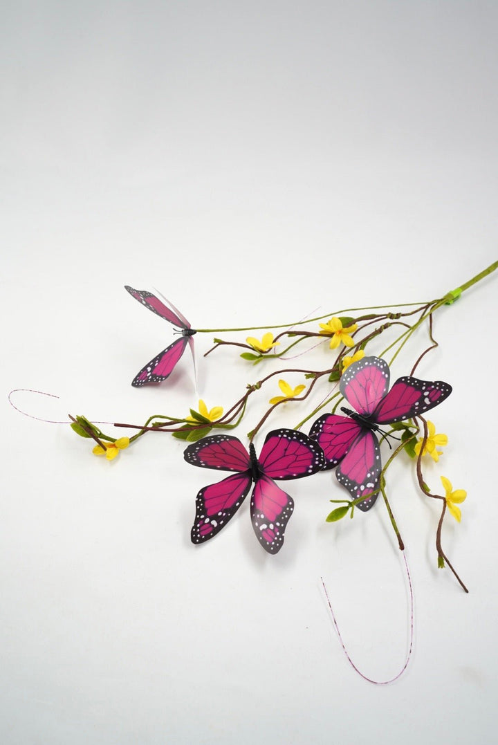 Beauty Butterfly Twig Spray - 26" - Greenery MarketArtificial Flowers62474BT