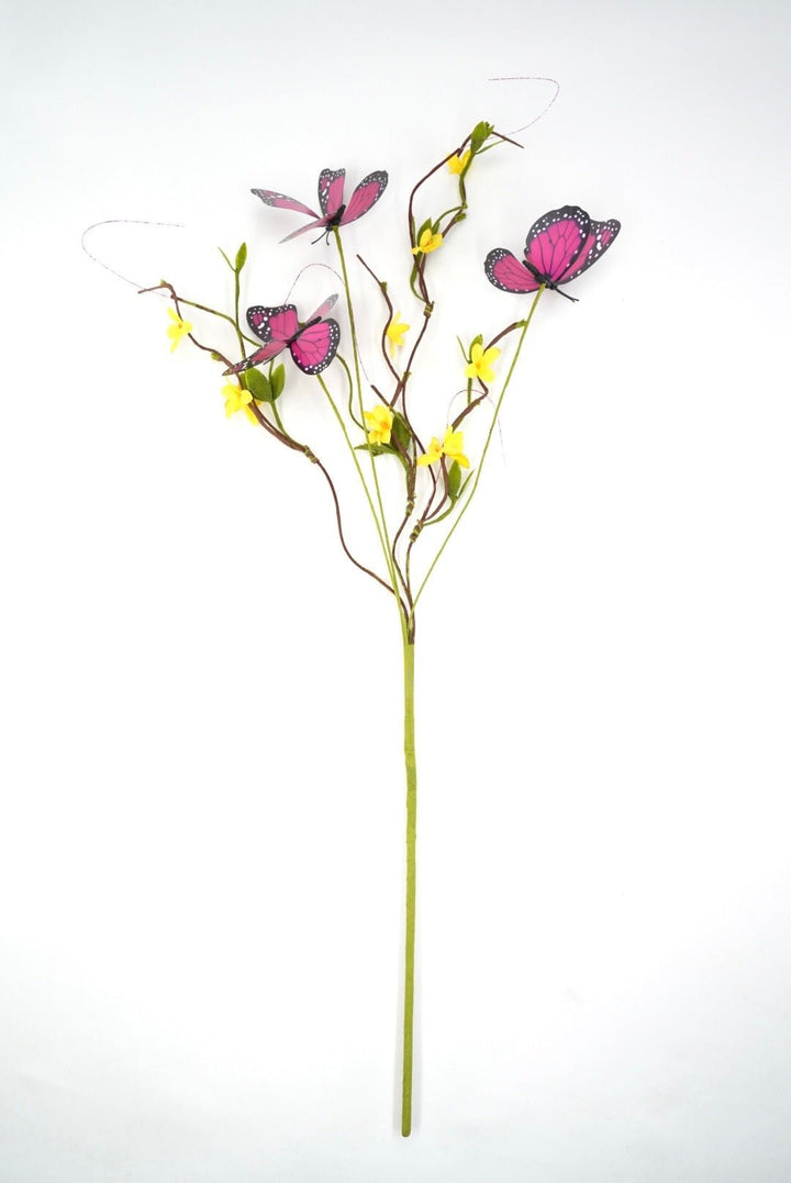 Beauty Butterfly Twig Spray - 26" - Greenery MarketArtificial Flowers62474BT