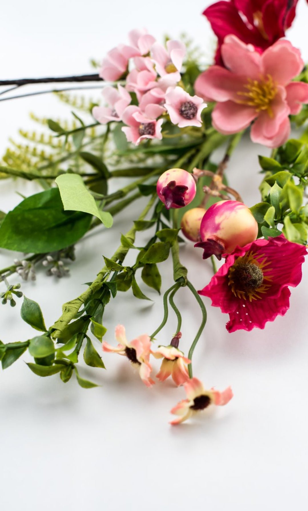 Beauty pink mixed poppy spray - Greenery Market63427SP28