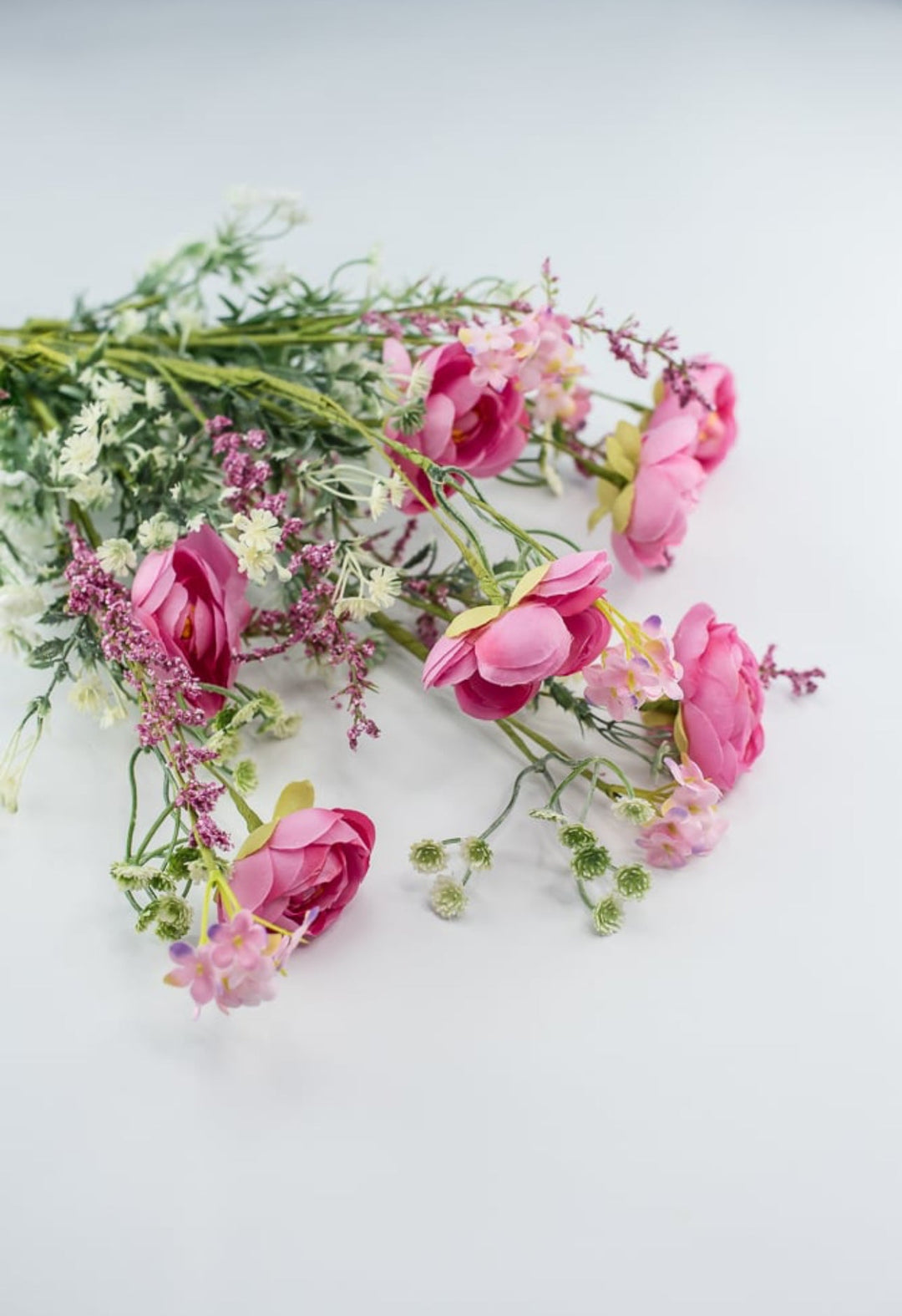 Beauty Pink Ranunculus bush with greenery - Greenery Market63101BT