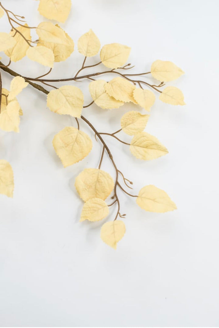 Beige Cream Birch Leaf Spray - Greenery MarketArtificial Flora64486-beige