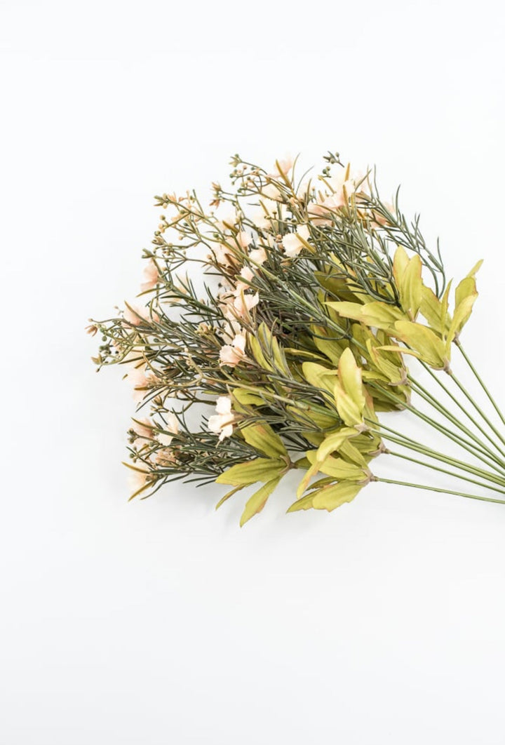 Beige Flower Filler Bush - Greenery Market57347BE