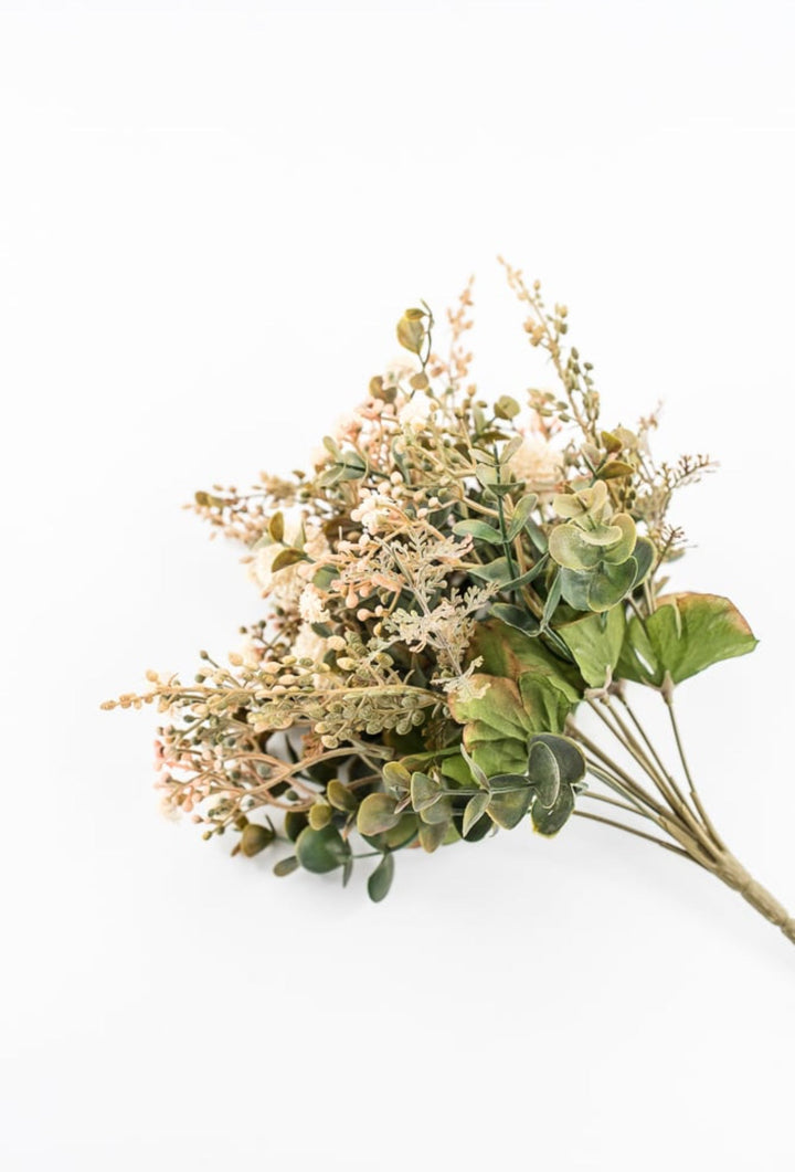 Beige Pom Pom Filler Bush - Greenery Market57348BE