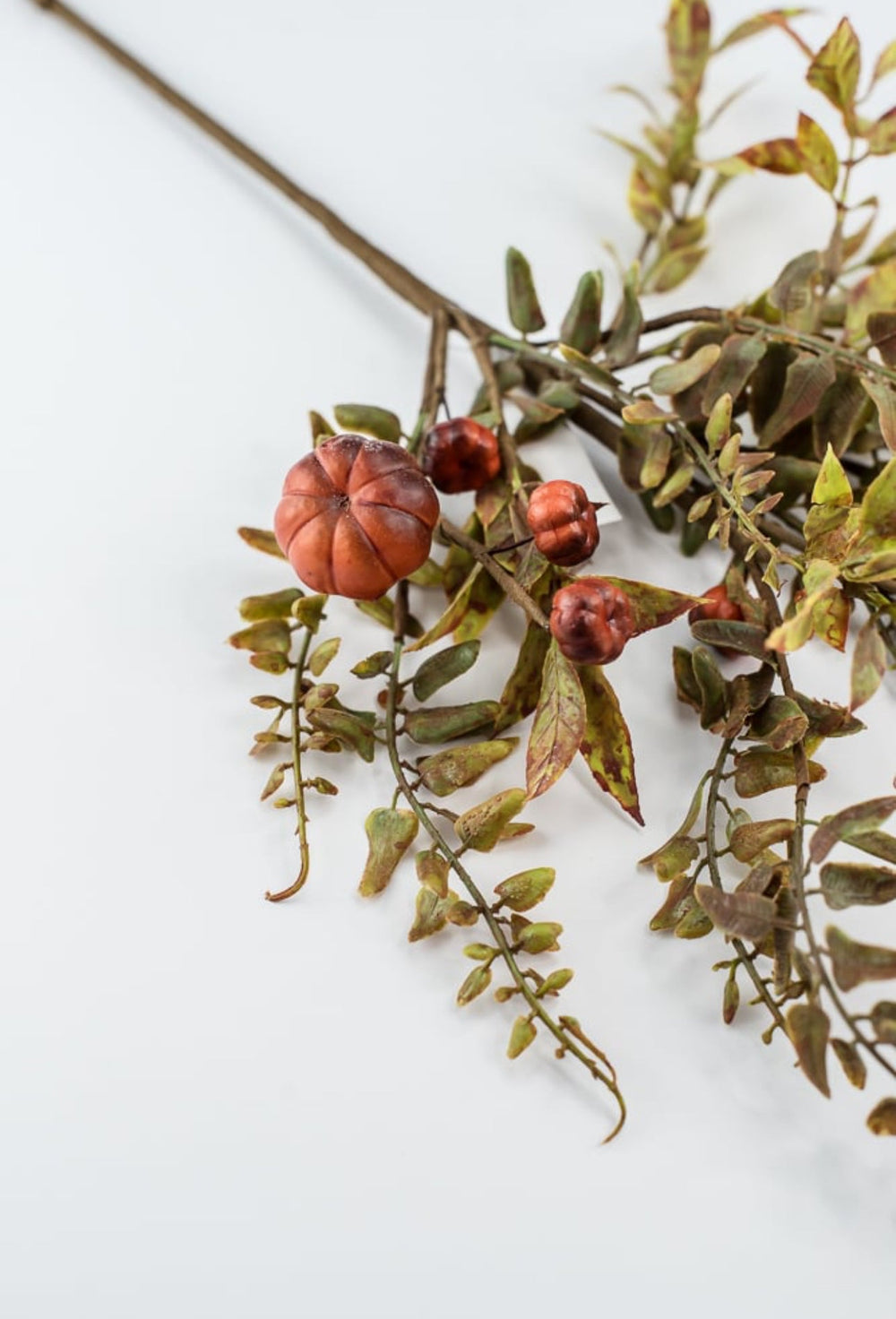 Berries, mini pumpkins, and fern pick - Greenery MarketArtificial Flora64585