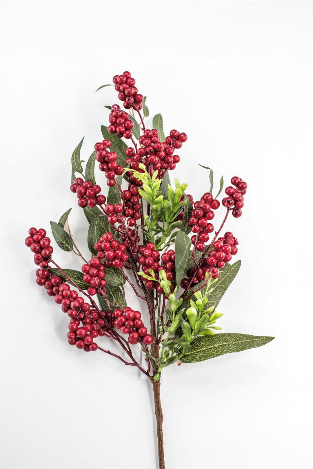 Berry & Mixed Leaves Spray - Greenery Market32069