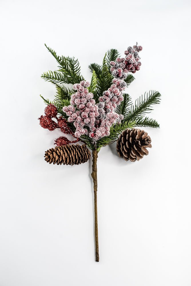 Berry, Pinecones, & Pine - 20" - Greenery MarketXP2627SUGAR